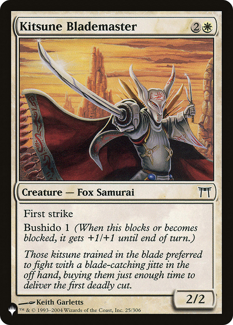 Kitsune Blademaster [The List] | Local Legends