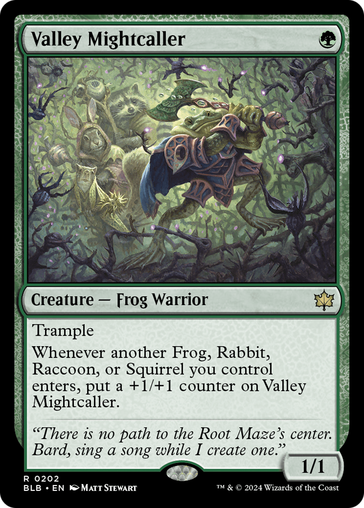 Valley Mightcaller [Bloomburrow] | Local Legends