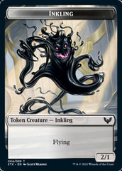 Fractal // Inkling Double-Sided Token [Strixhaven: School of Mages Tokens] | Local Legends