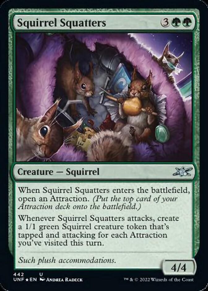 Squirrel Squatters (Galaxy Foil) [Unfinity] | Golgari Games