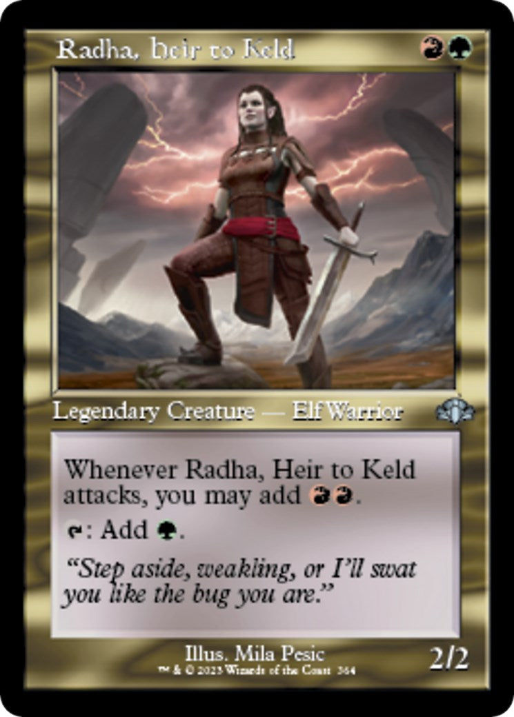 Radha, Heir to Keld (Retro Frame) | Local Legends
