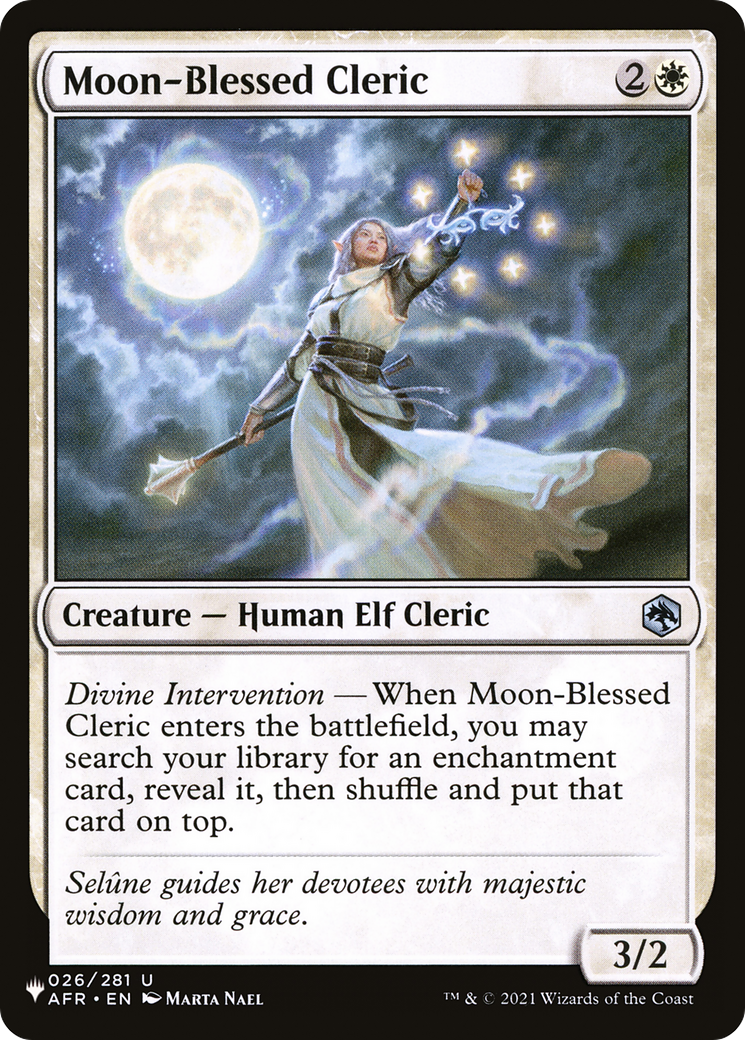 Moon-Blessed Cleric [The List] | Local Legends