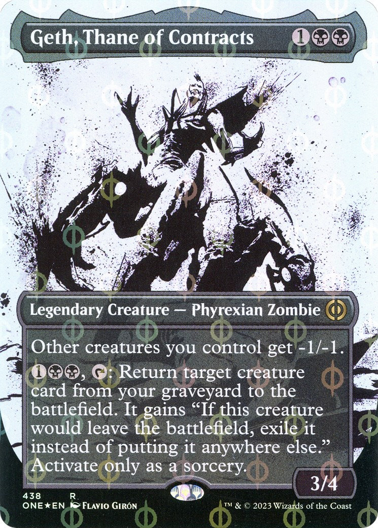 Geth, Thane of Contracts (Showcase) (Step-and-Compleat Foil) | Local Legends