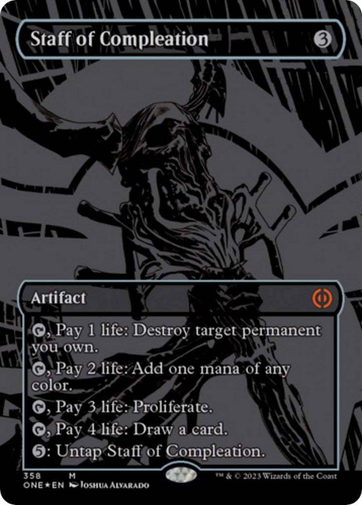 Staff of Compleation (Oil Slick Raised Foil) | Local Legends