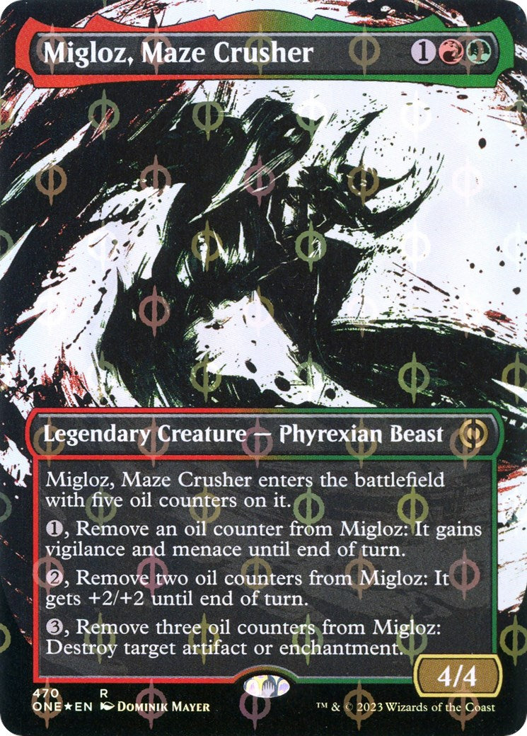 Migloz, Maze Crusher (Showcase) (Step-and-Compleat Foil) | Local Legends