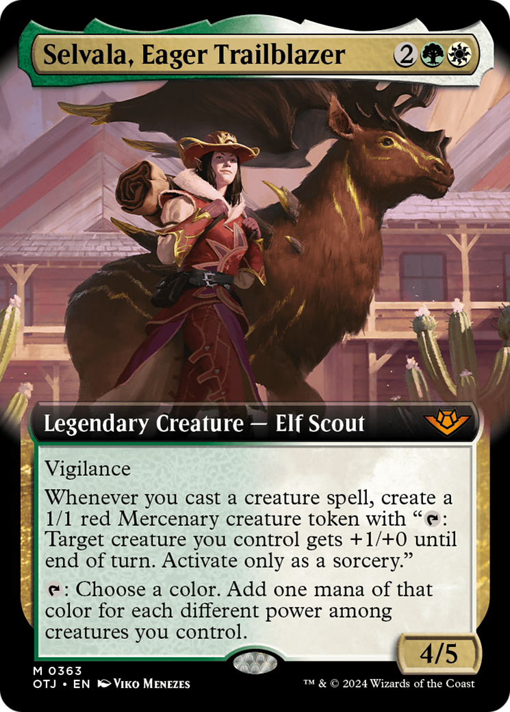 Selvala, Eager Trailblazer (Extended Art) [Outlaws of Thunder Junction] | Local Legends
