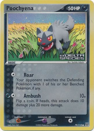 Poochyena (79/113) (Stamped) [EX: Delta Species] | Local Legends