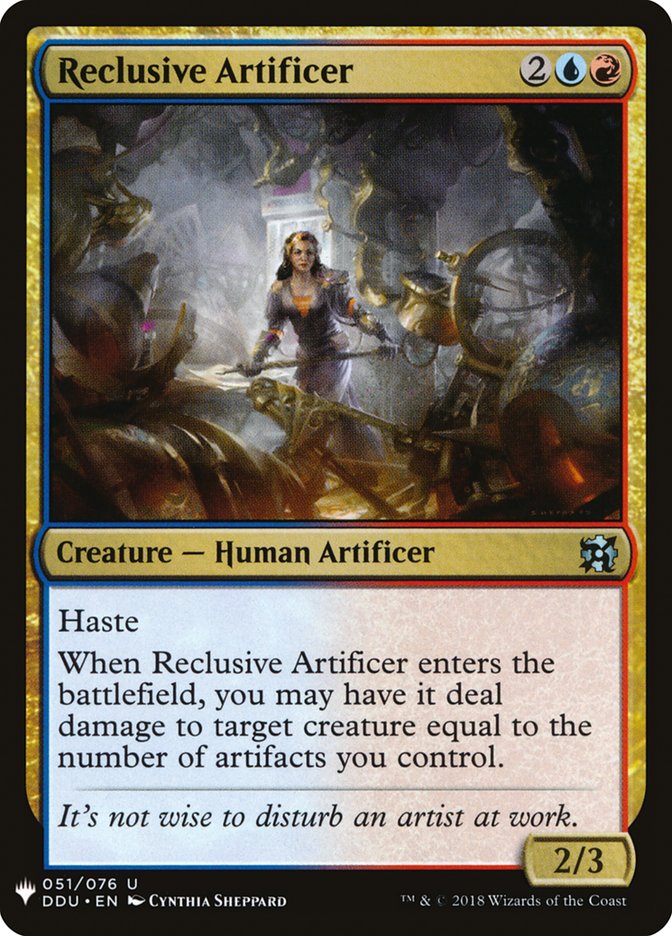 Reclusive Artificer [Mystery Booster] | Local Legends