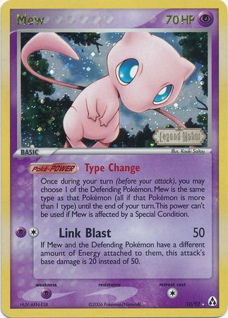 Mew (10/92) (Stamped) [EX: Legend Maker] | Local Legends