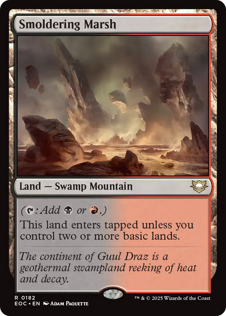 Smoldering Marsh [Edge of Eternities Commander] | Local Legends