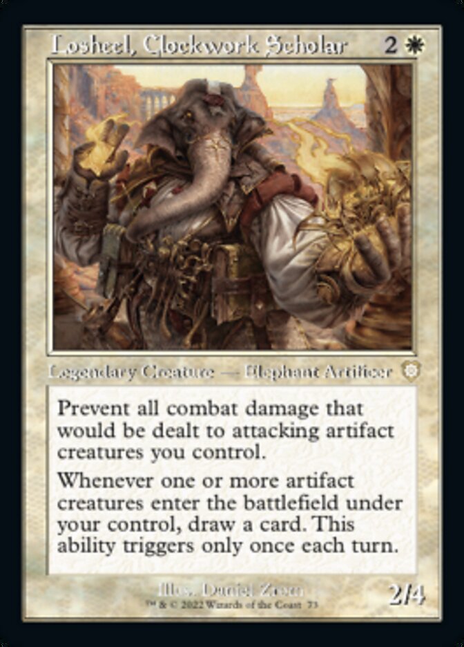 Losheel, Clockwork Scholar (Retro) [The Brothers' War Commander] | Local Legends