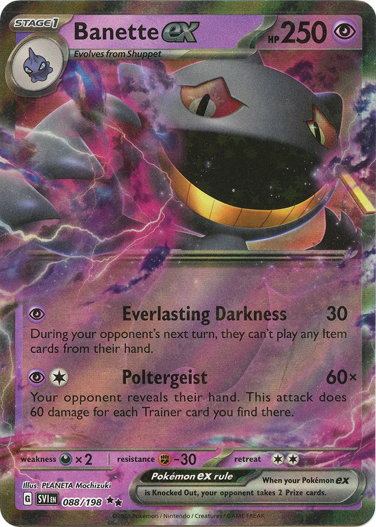 Banette ex - 088/198 | Local Legends
