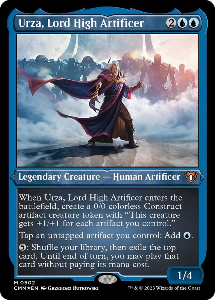 Urza, Lord High Artificer (Foil Etched) [Commander Masters] | Local Legends