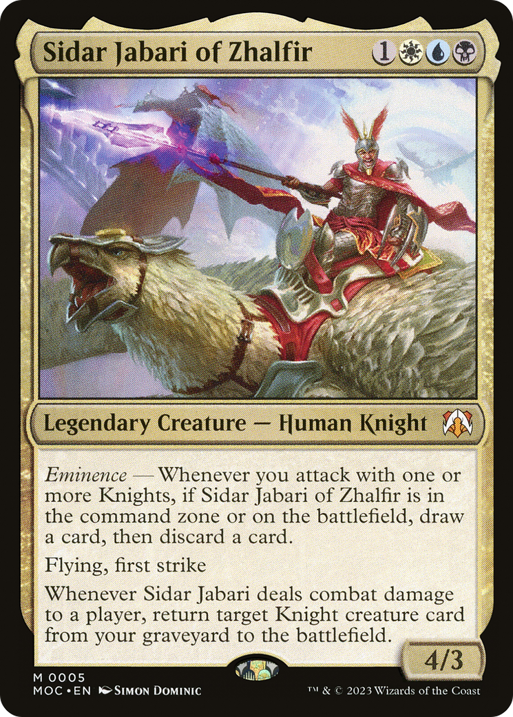 Sidar Jabari of Zhalfir [March of the Machine Commander] | Local Legends