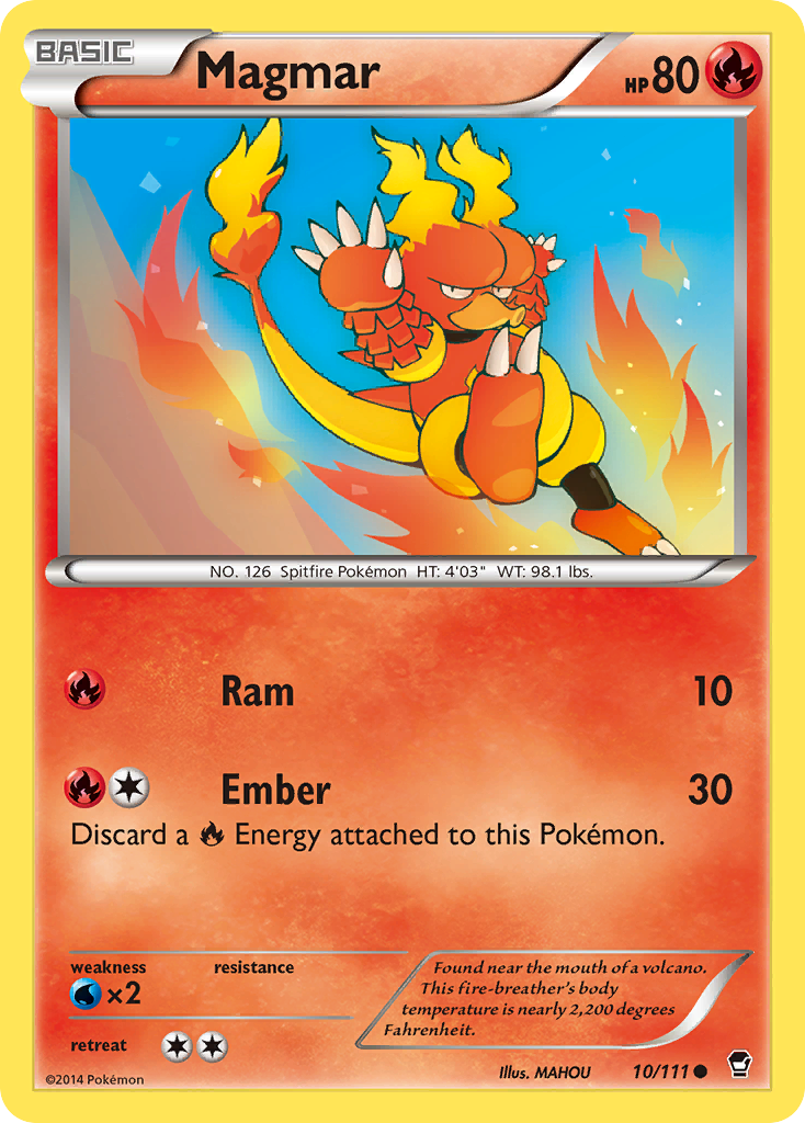 Magmar (10/111) [XY: Furious Fists] | Local Legends