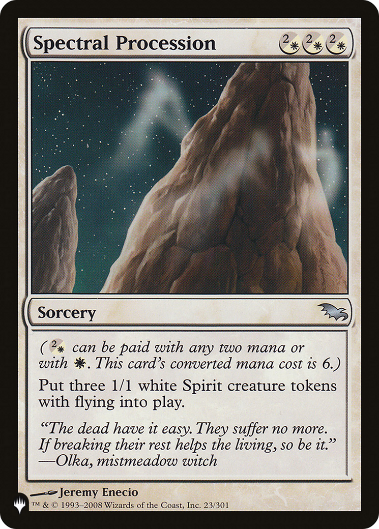 Spectral Procession [The List] | Local Legends