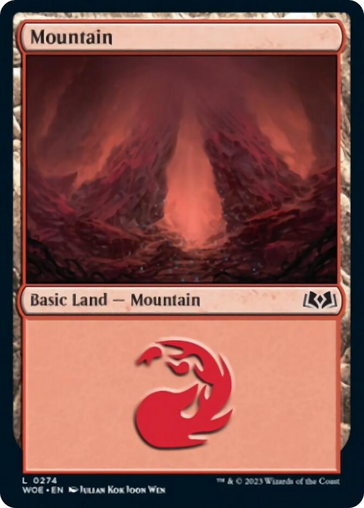 Mountain (0274) [Wilds of Eldraine] | Local Legends