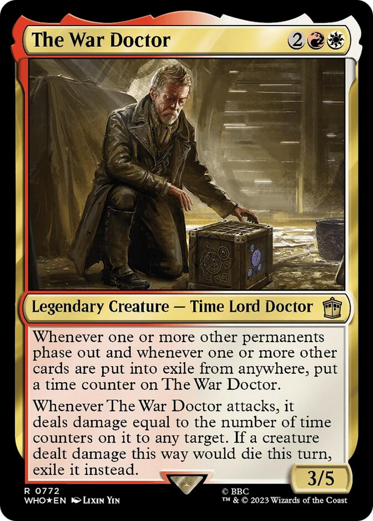 The War Doctor (Surge Foil) [Doctor Who] | Golgari Games