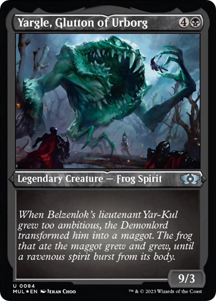 Yargle, Glutton of Urborg (Foil Etched) | Local Legends