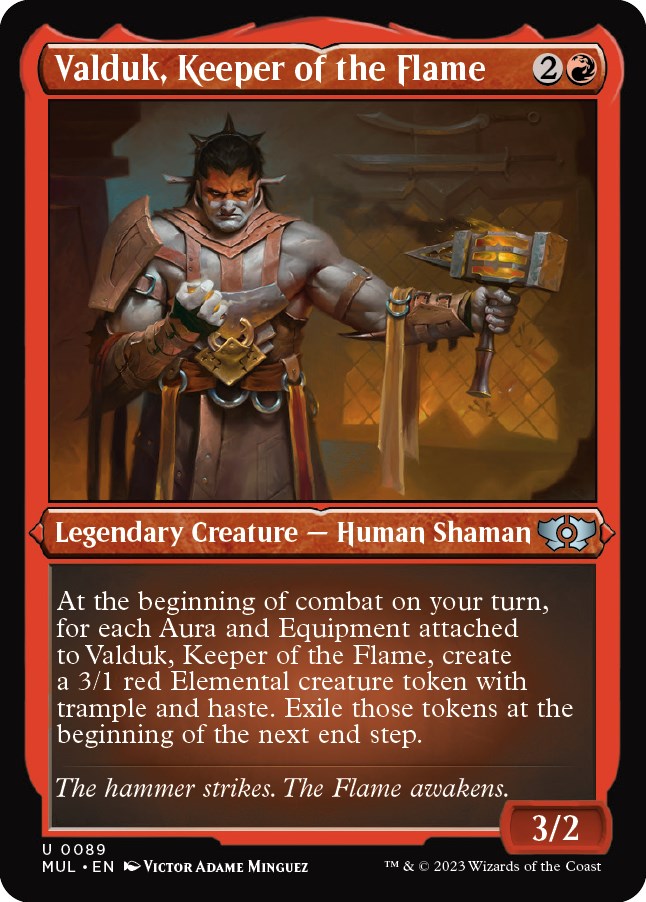 Valduk, Keeper of the Flame (Foil Etched) | Local Legends