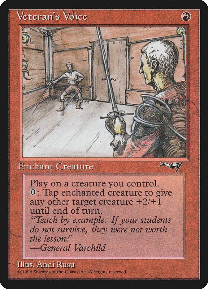 Veteran's Voice (Double Doors) [Alliances] | Local Legends