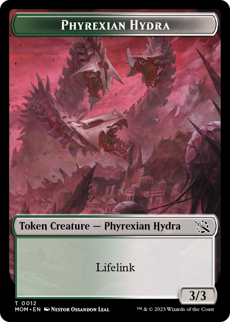 Phyrexian Hydra Token (12) [March of the Machine Tokens] | Golgari Games