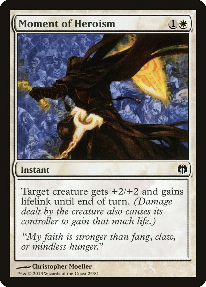 Moment of Heroism [Duel Decks: Heroes vs. Monsters] | Local Legends