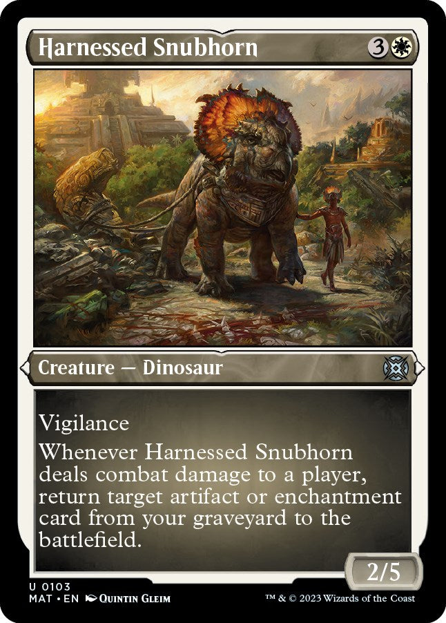 Harnessed Snubhorn (Foil Etched) | Local Legends