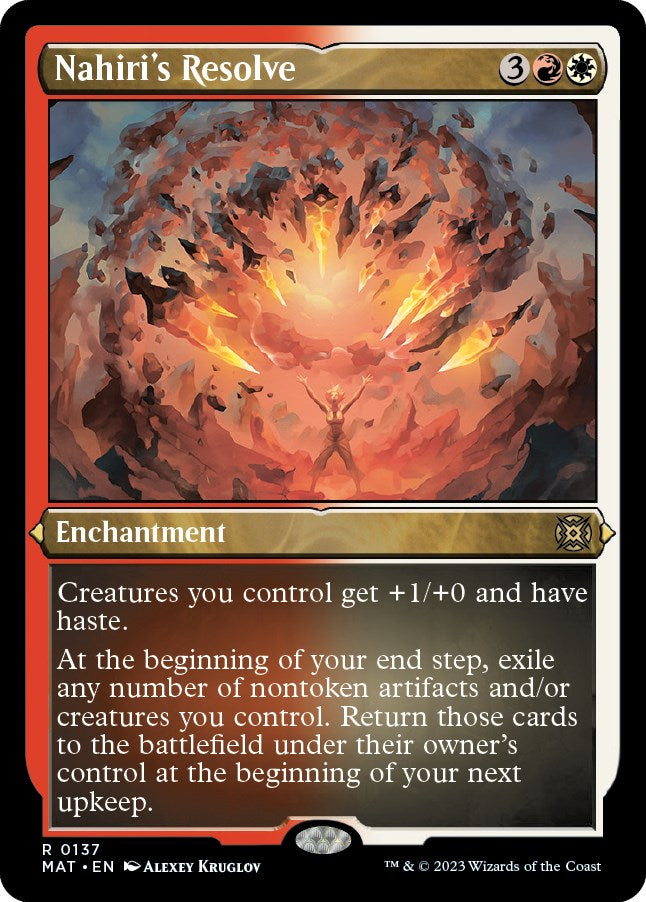 Nahiri's Resolve (Foil Etched) | Local Legends