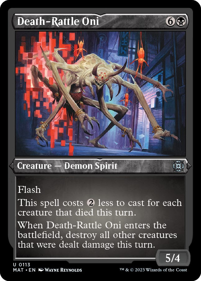 Death-Rattle Oni (Foil Etched) | Local Legends