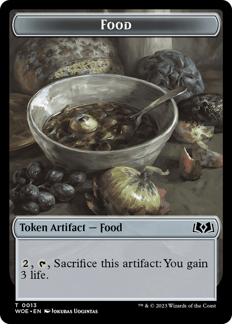 Beast // Food (0013) Double-Sided Token [Wilds of Eldraine Tokens] | Local Legends