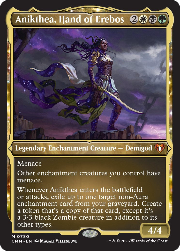Anikthea, Hand of Erebos (Display Commander) (Foil Etched) - Thick Stock | Local Legends