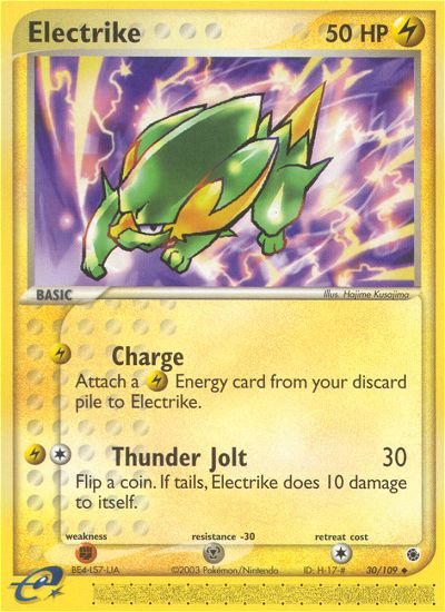 Electrike (30/109) [EX: Ruby & Sapphire] | Golgari Games