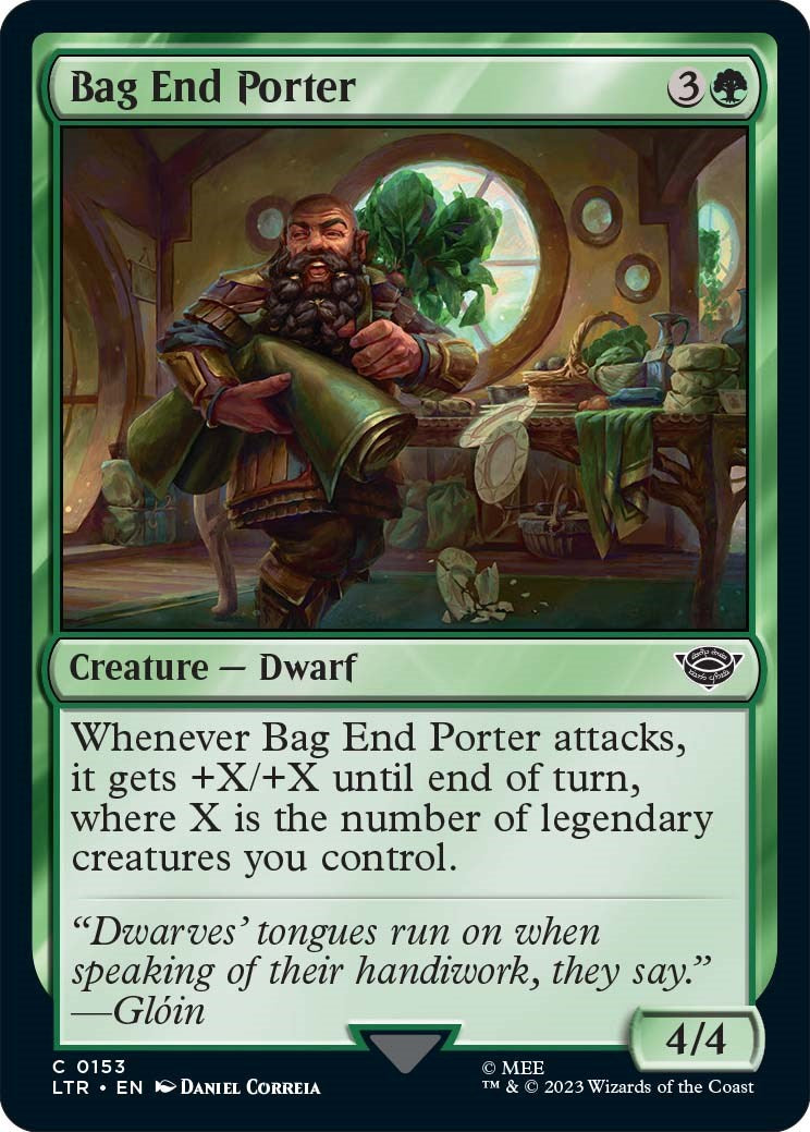 Bag End Porter | Local Legends