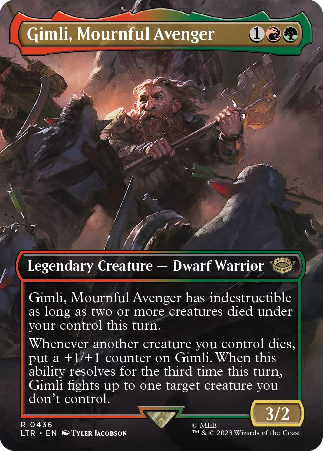 Gimli, Mournful Avenger (Borderless) | Local Legends
