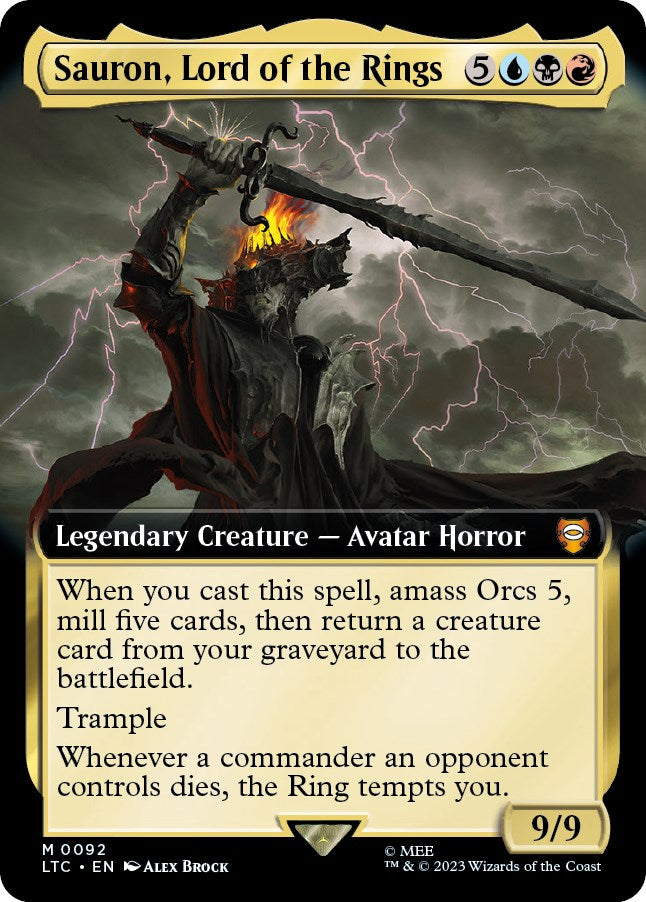 Sauron, Lord of the Rings (Extended Art) | Local Legends