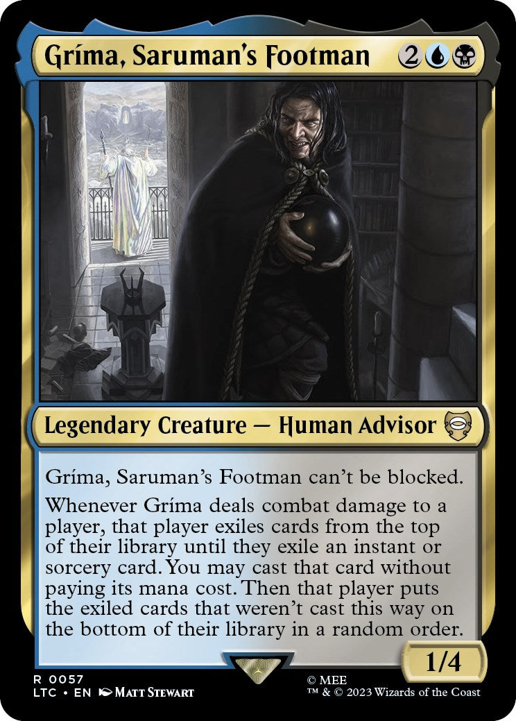 Grima, Saruman's Footman [The Lord of the Rings: Tales of Middle-Earth Commander] | Local Legends