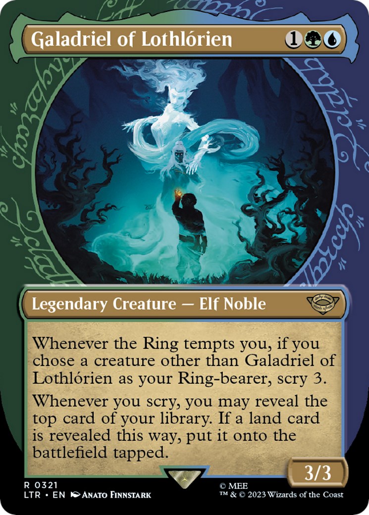 Galadriel of Lothlorien (Showcase Ring Frame) [The Lord of the Rings: Tales of Middle-Earth] | Golgari Games