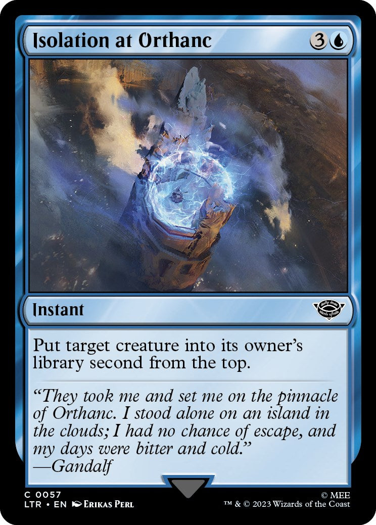 Isolation at Orthanc | Local Legends