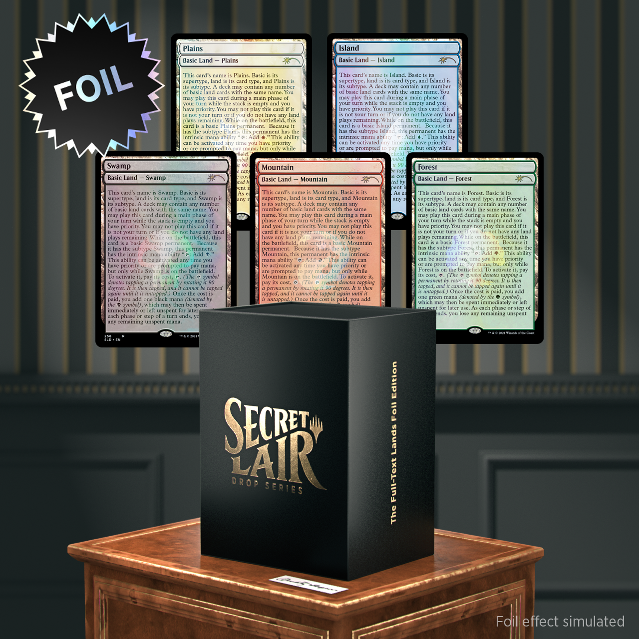 Secret Lair: Drop Series - The Full-Text Lands (Foil Edition) | Local Legends