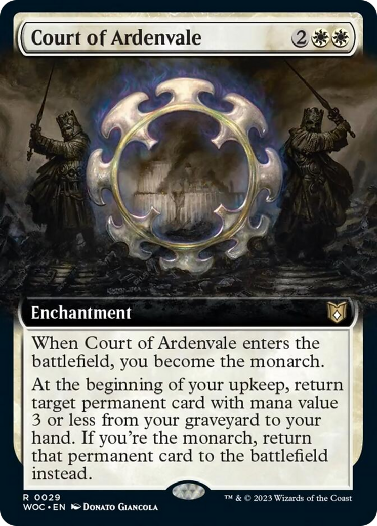 Court of Ardenvale (Extended Art) [Wilds of Eldraine Commander] | Local Legends