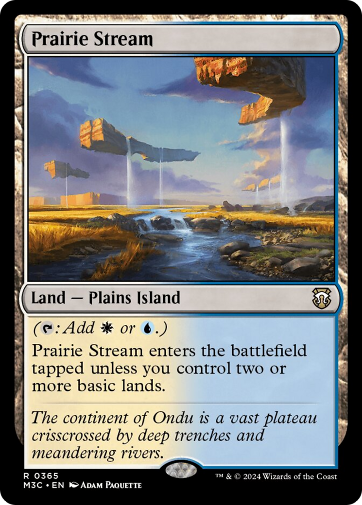 Prairie Stream (Ripple Foil) [Modern Horizons 3 Commander] | Local Legends