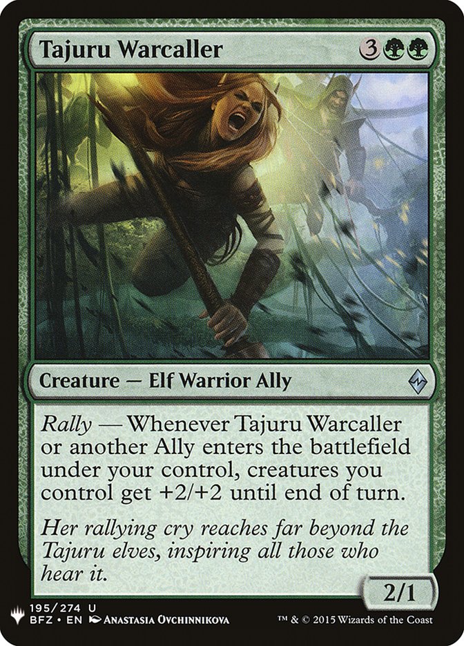 Tajuru Warcaller [Mystery Booster] | Local Legends