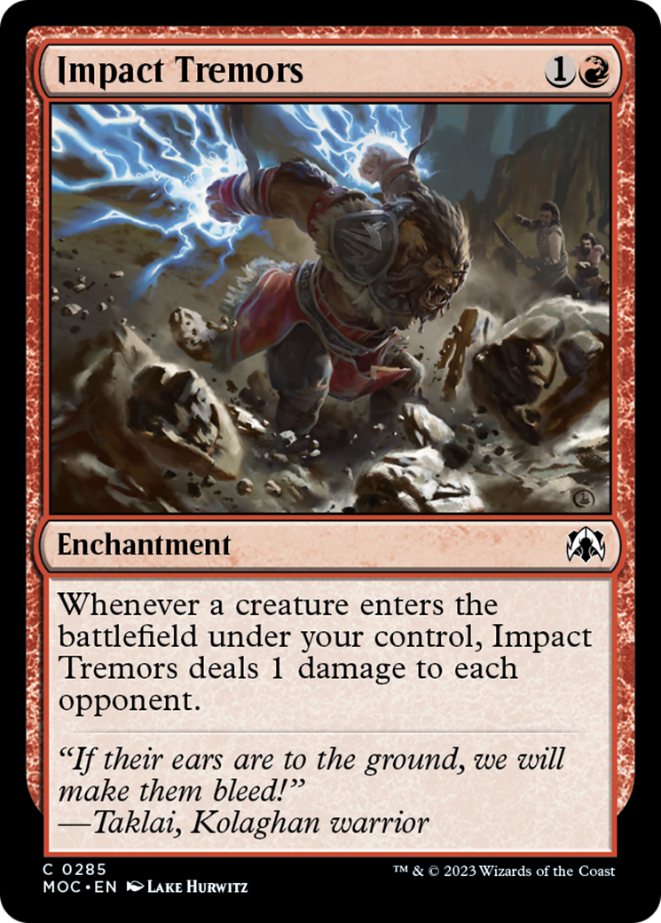 Impact Tremors [March of the Machine Commander] | Local Legends