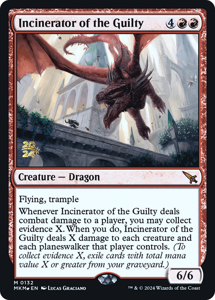 Incinerator of the Guilty [Murders at Karlov Manor Prerelease Promos] | Golgari Games