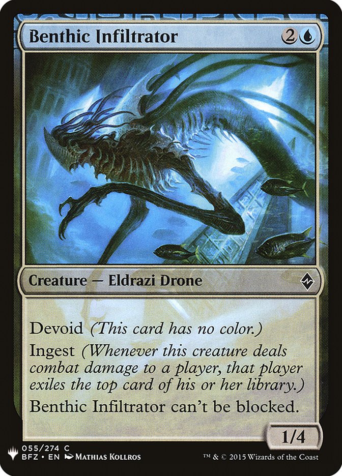 Benthic Infiltrator [Mystery Booster] | Local Legends