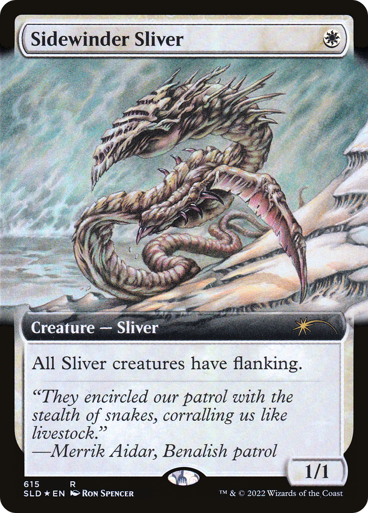 Sidewinder Sliver (Extended Art) [Secret Lair Drop Promos] | Local Legends
