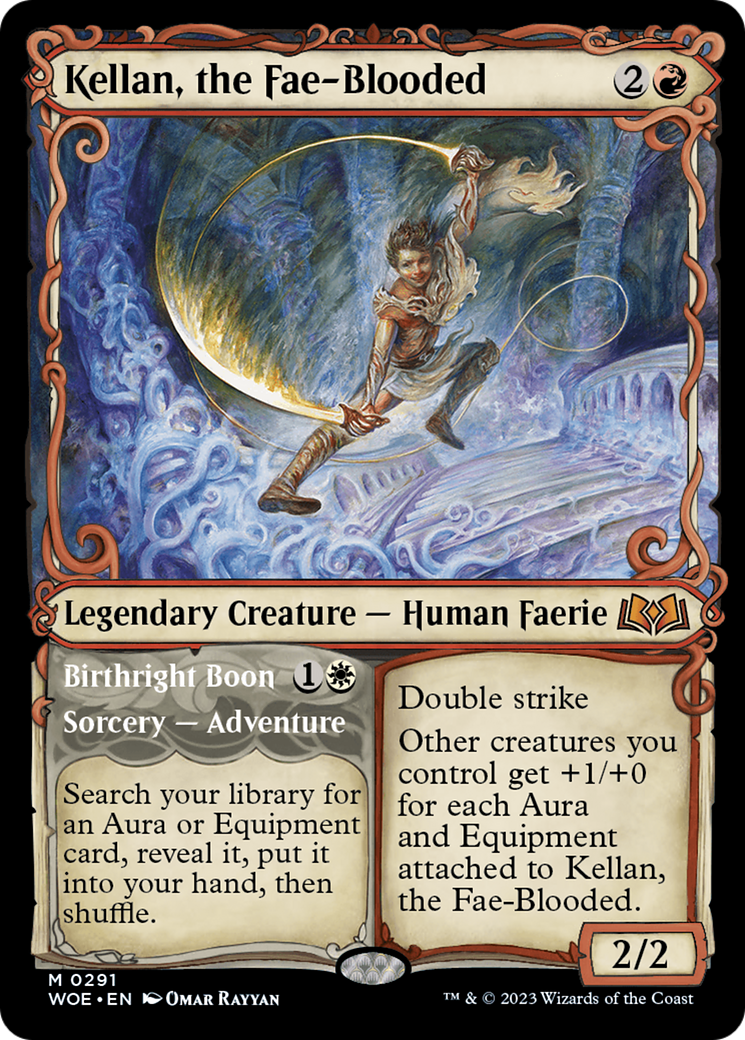 Kellan, the Fae-Blooded // Birthright Boon (Showcase) [Wilds of Eldraine] | Local Legends