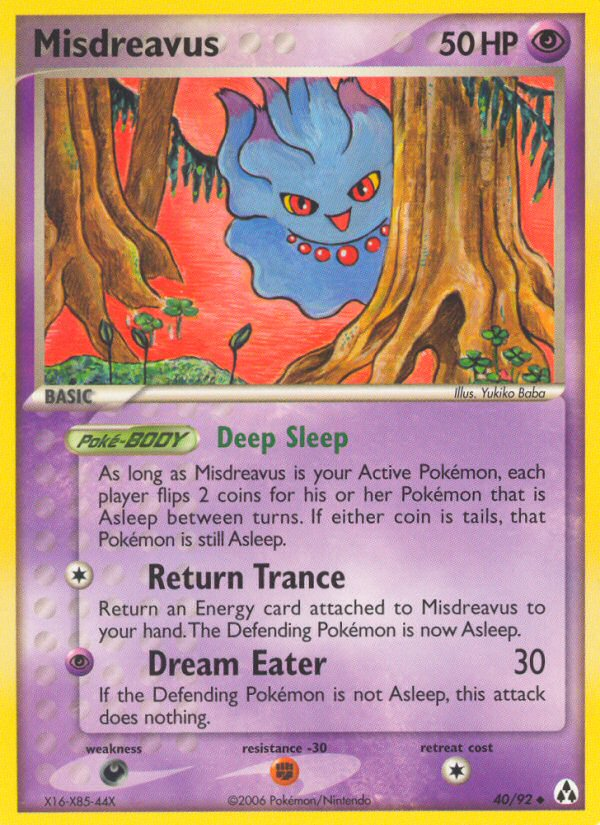 Misdreavus (40/92) [EX: Legend Maker] | Local Legends