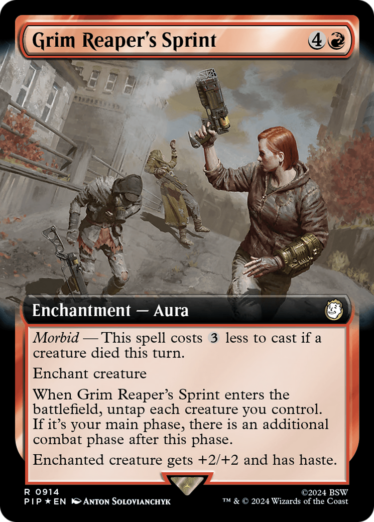 Grim Reaper's Sprint (Extended Art) (Surge Foil) [Fallout] | Local Legends